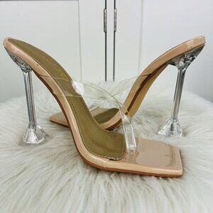 Gorgeous Fun EGO Champagne Pink Cake Stand Heels Party Prom Wedding